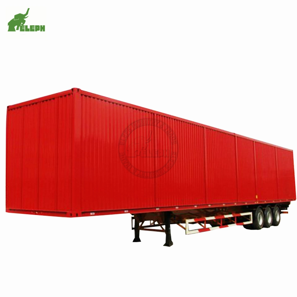 3/4 Axles Cargo Trailer Transport Fence Semi Truck Trailer