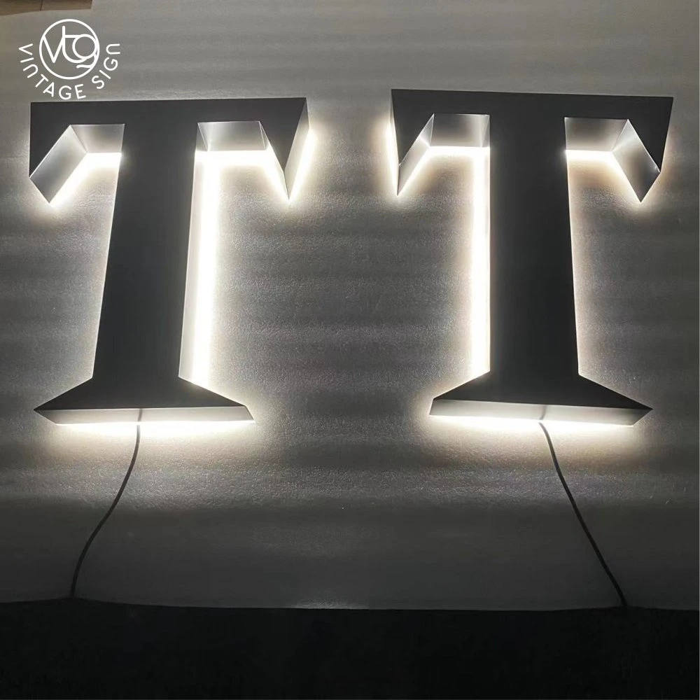 Los encargados de acrílico LED personalizado señal luminosa el logotipo de la empresa