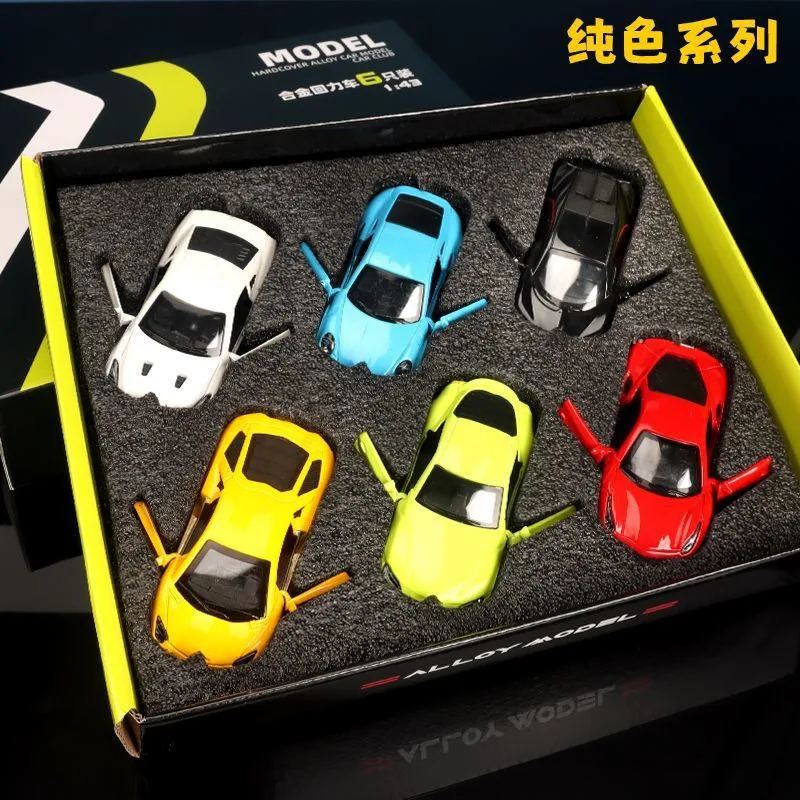 Hot Sale High quality/High cost performance  Alloy Small Die Cast Car Model Toy Die-Cast Metal Car Friction Toy