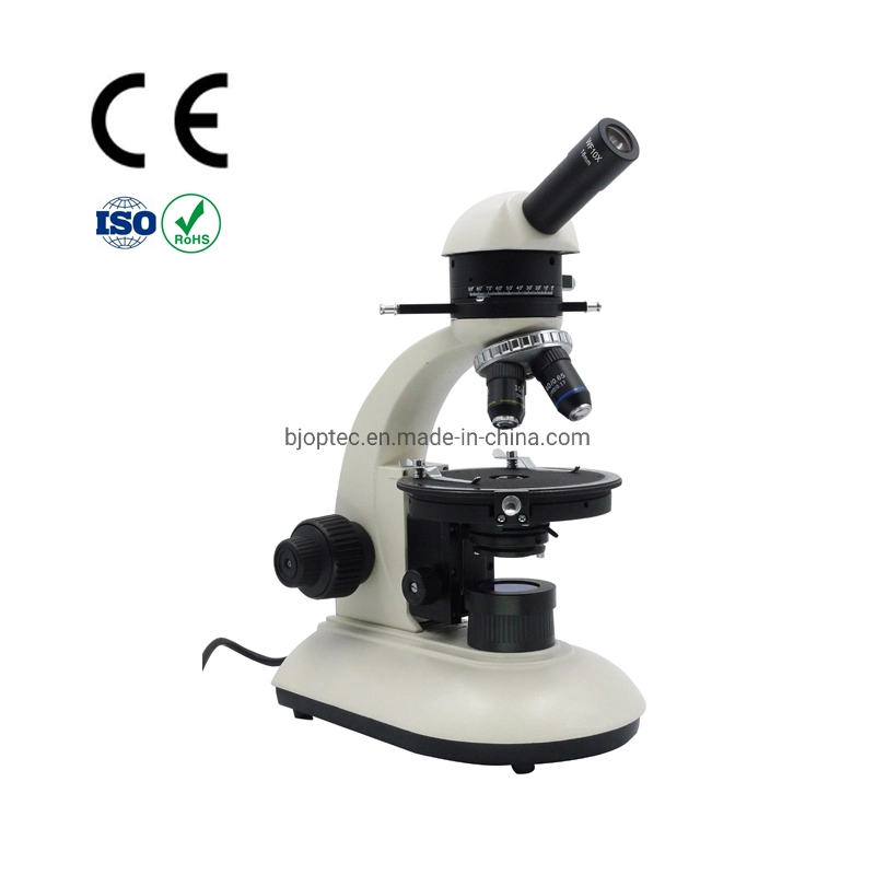 Microscopio monocular Insecte Microscopio polarizado de mineralogía