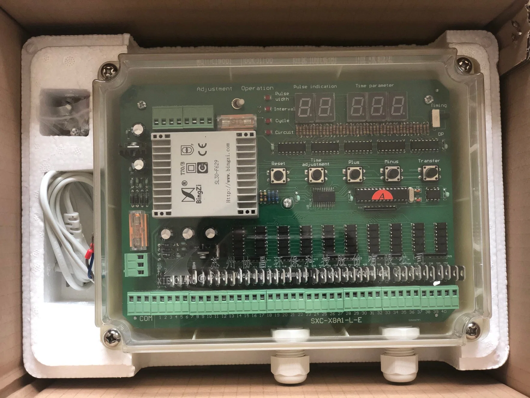 Detector de polvo certificado CE DP sensor temporizador de pulso SXC-X8a5