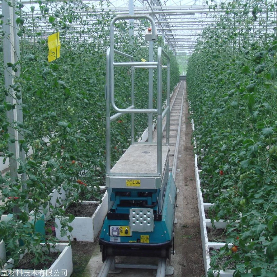 Estilos de tabela de elevador de tesoura especializado em estufa a plataforma/carrinho Carrinho para colheita de frutos da Posição Alta