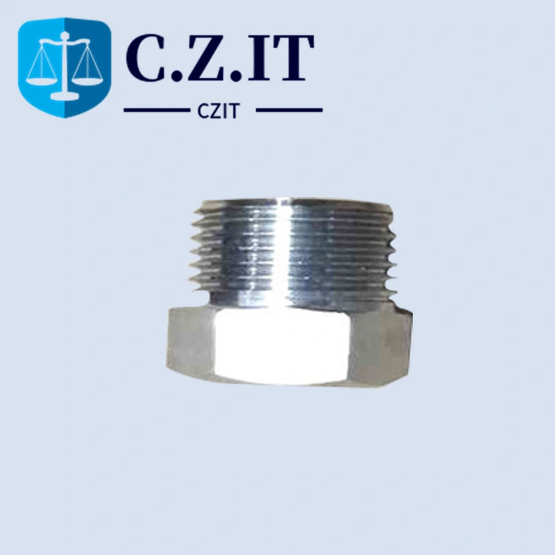 Carbon Steel Pipe Fittings Round Head Forged Female Threaded Cap Plug