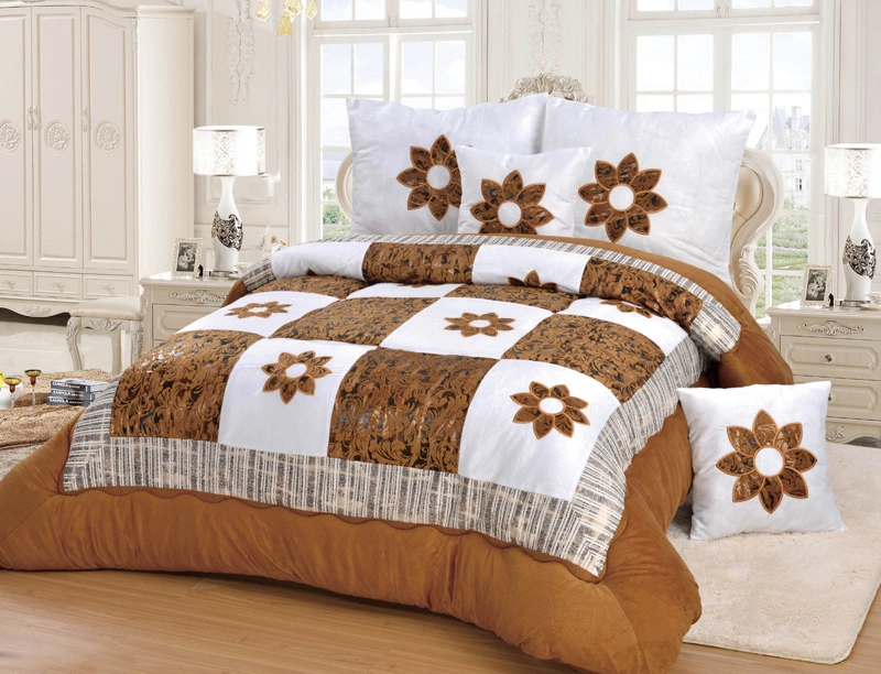 Conjunto de terciopelo con almohada 8pcs