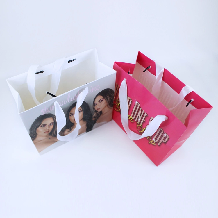 Personalised Paper Bags Large Wedding Packaging Gift Bags with Handle