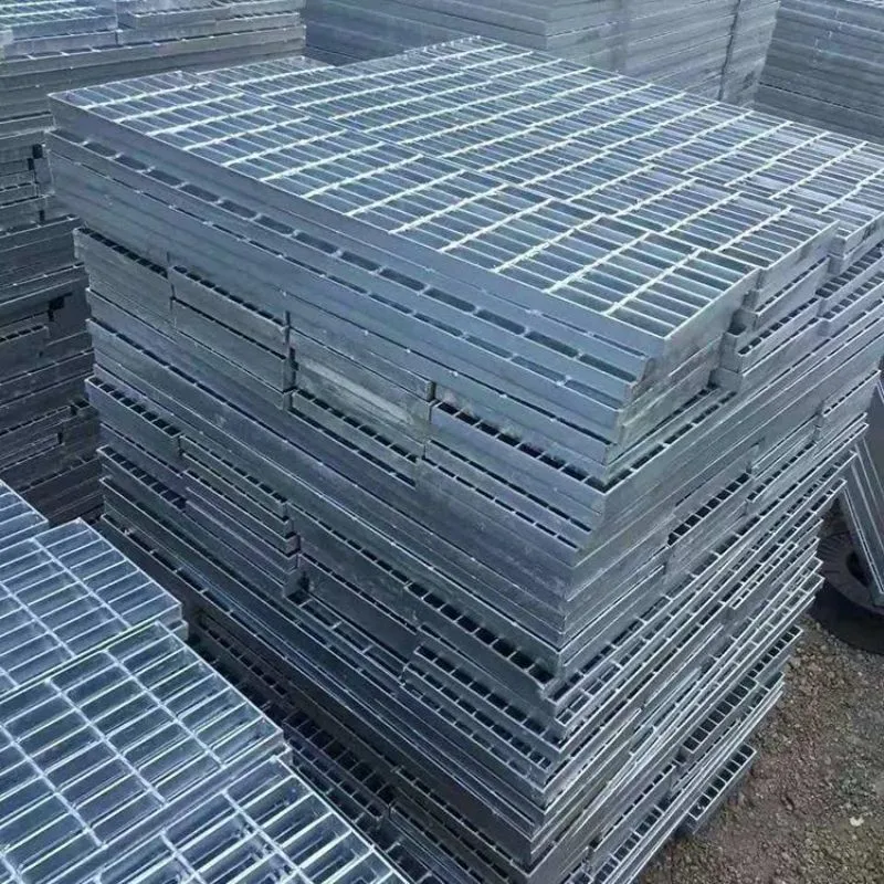 High quality/High cost performance  Customized Lane Drainage Grating Platform Steel Grating Plate