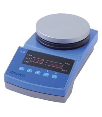 Agitateur magnétique plaque chauffante Biobase China Myp11-2 0~1 500 tr/min pour laboratoire