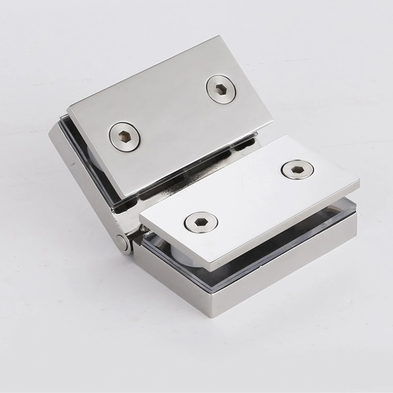 Glass Door Single Side Hinge Movable Glass Clamp for 6-12mm Tempered Glass