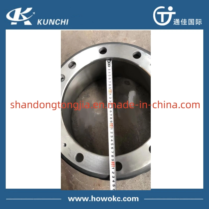 HOWO (A7) /Chenglong Chassis Parts Brake Drum, Wg9231342006 (WG9231453016, JY35STR-02075) , Sinotruk/HOWO/Shacman /FAW/Foton/Dongfeng Spare Parts