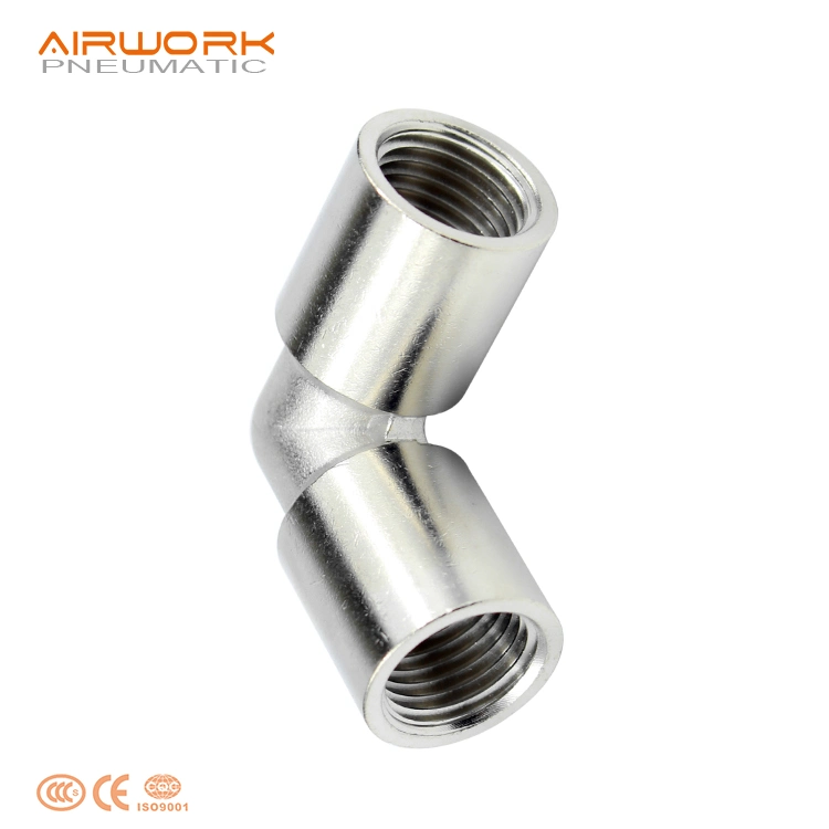 Pvf Female Threaded Copper Pipe Fitting Elbow Metal Mechanical Tube Connector