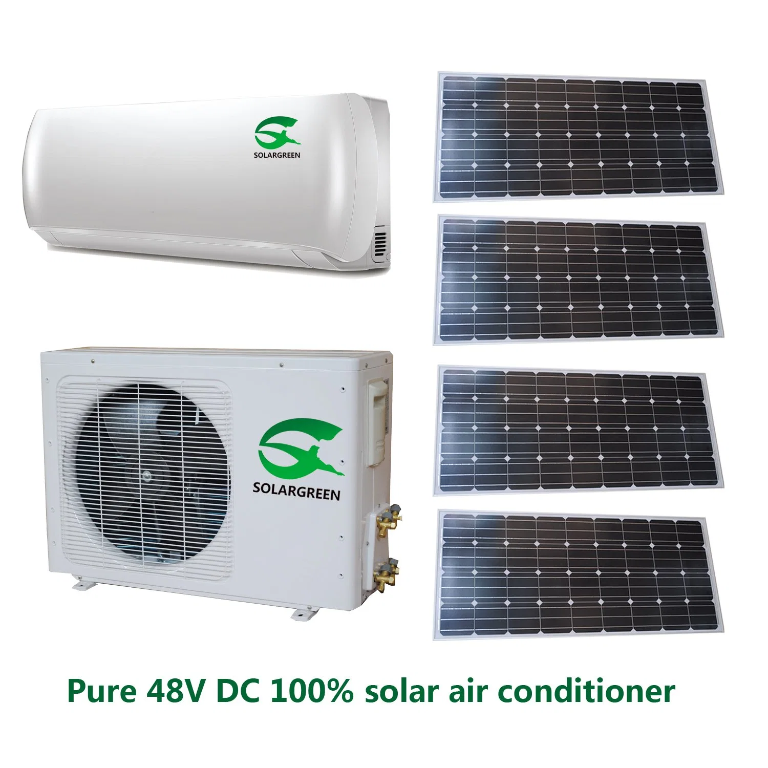 Solargreen AC/DC Auto-Balance 48V 100% Grid alimentada a energia solar do Condicionador de Ar