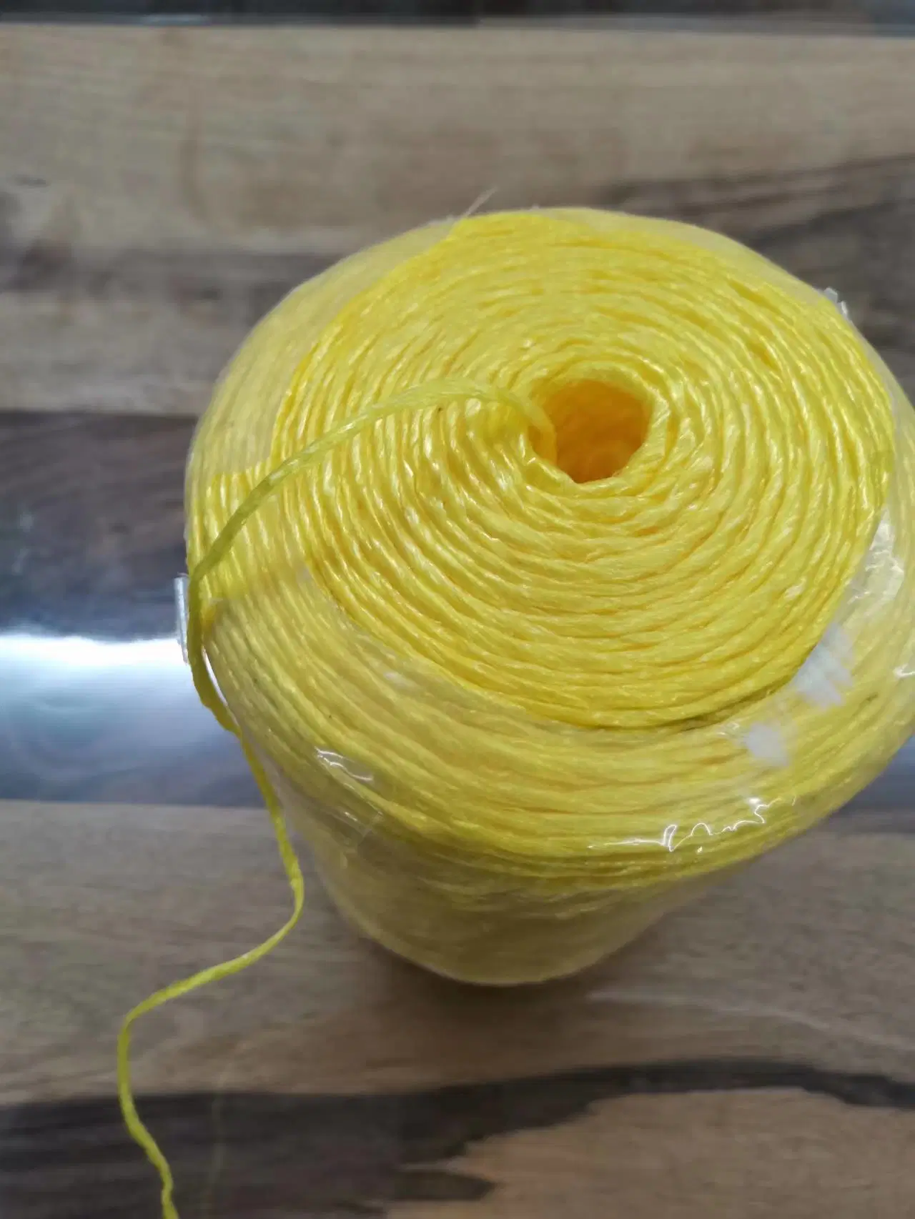 Quality African Yellow 2mm PP Baler Rope Twine 250g- 2000g Fibrillated Tomato Twisted Packing Twine