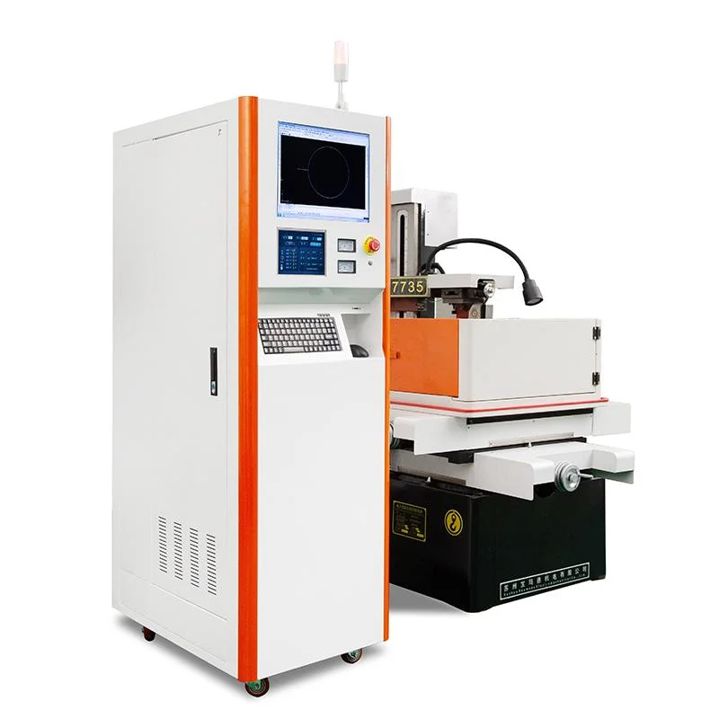 Dk7745 ماكينة قطع الأسلاك CNC CNC CNC حلقة مغلقة ذكية ثنائية الاتجاه للتحكم في السيرفو