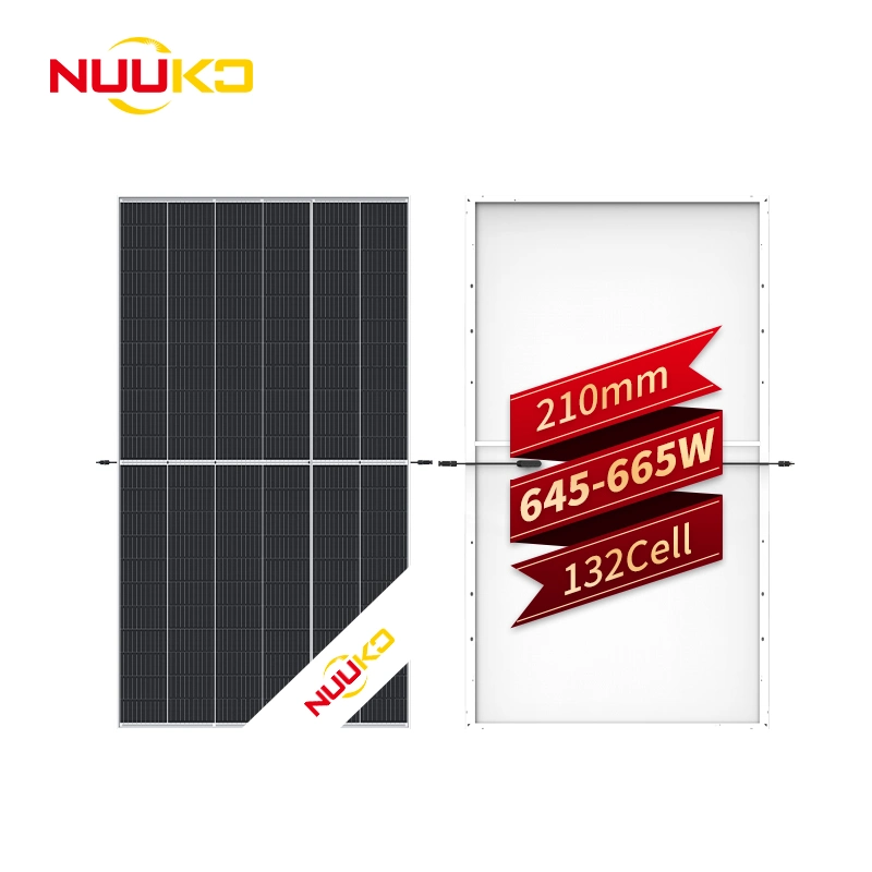 655-670W 680 Watt 210mm Cell Panel Solar módulo Productos de batería Precio Mayorista/Proveedor para sistema de energía solar