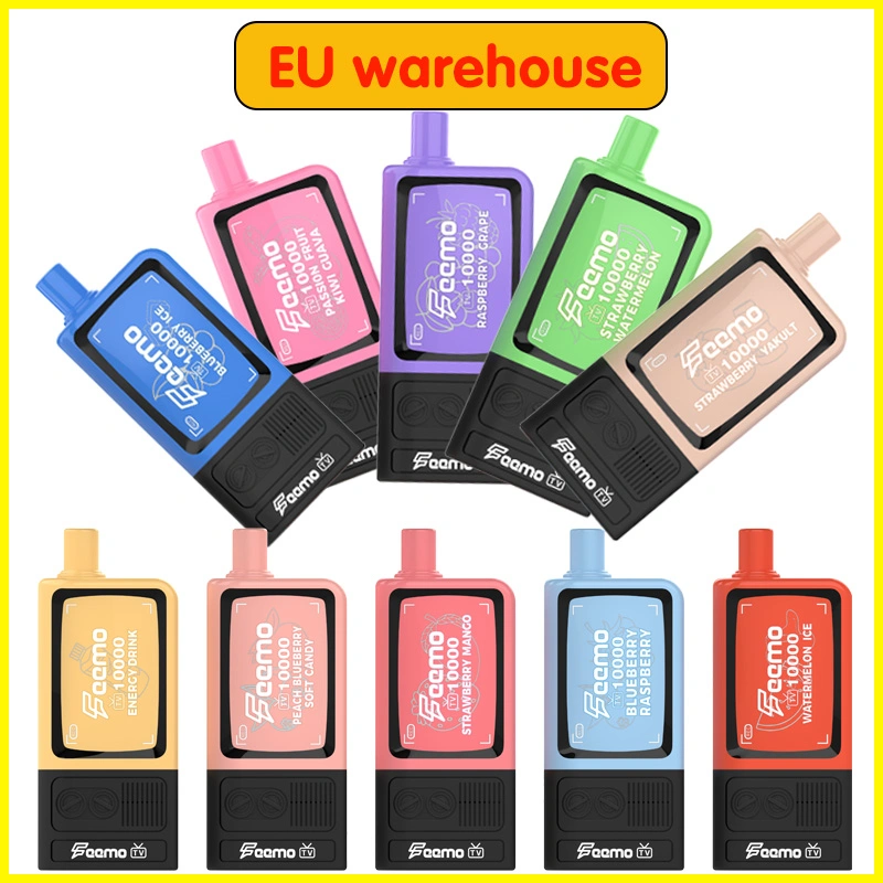 OEM Logo 10000 Puffs Feemo TV Disposable Electronic Cigarette 20ml E-Juice with Separable Pod$Battery