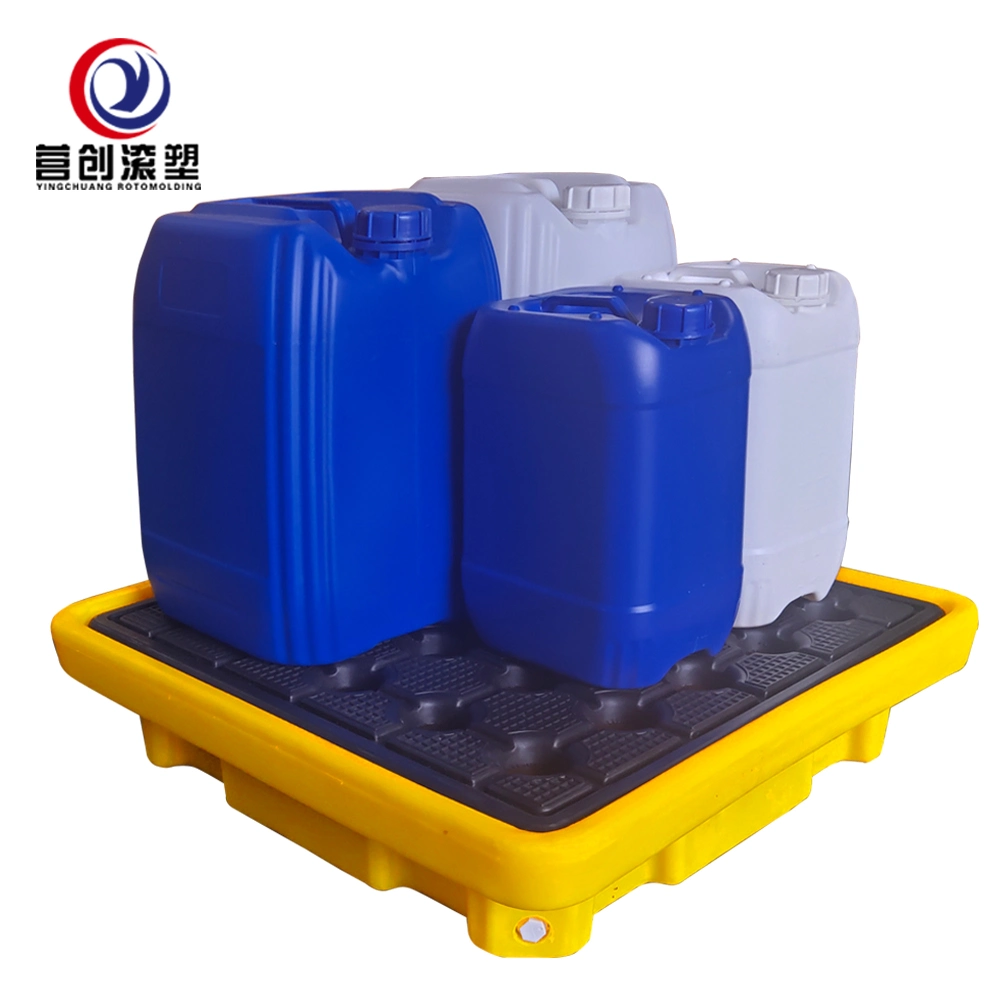 680*680*150 mm Spill Prevention Containment & Control Pallet, Oil Drums Spill Containment Pallet