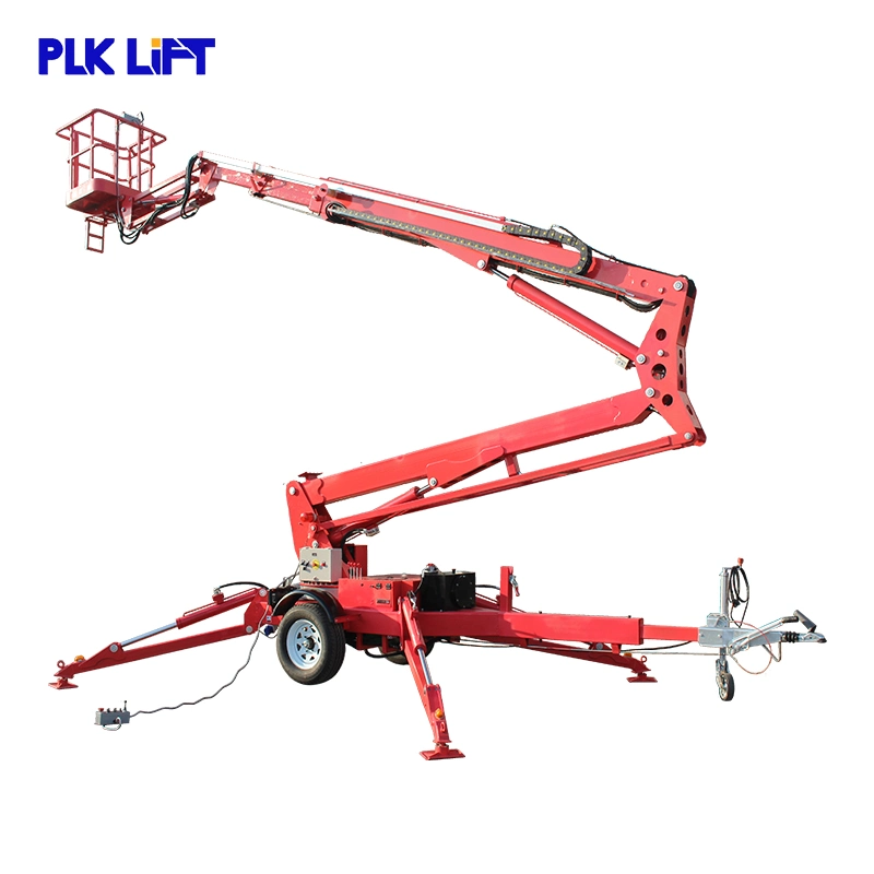 18m Hydraulic Boom Lift Cherry Picker Small Lifting Machine