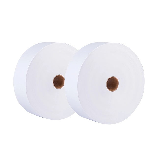 Direct Thermal Paper Raw Material Jumbo Roll Yellow White Blue Glassine Silicone Release Paper Big Roll