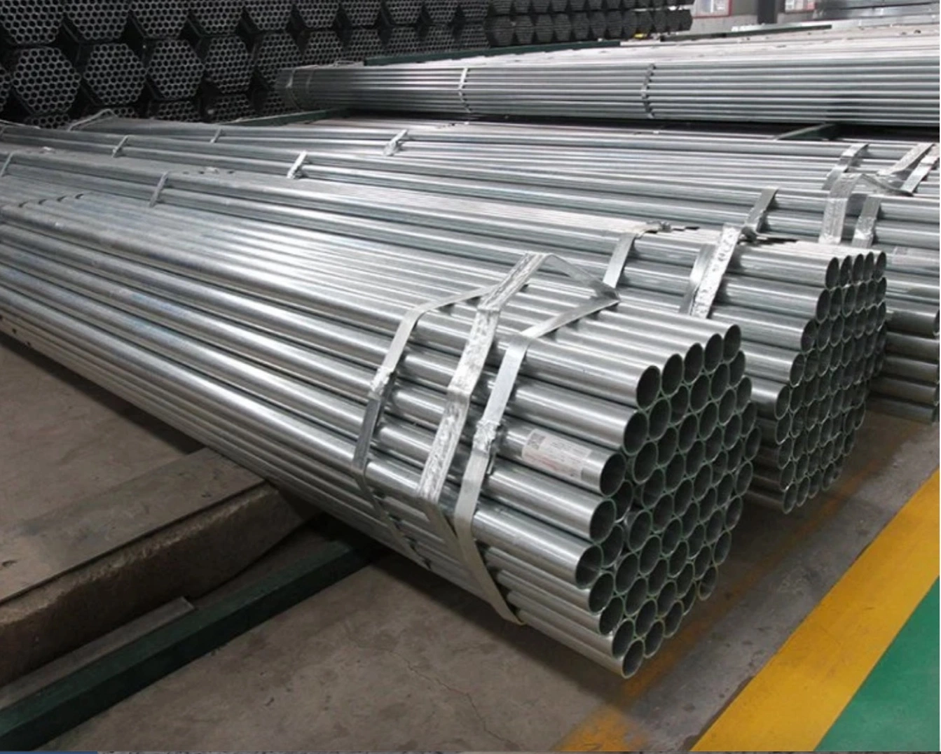 El carbono A53 A106 BS 1387 ronda de galvanizado en caliente de tubo soldado REG Tubo tubo rectangular DIP REG Tubo de acero estructural soldada tubo galvanizado