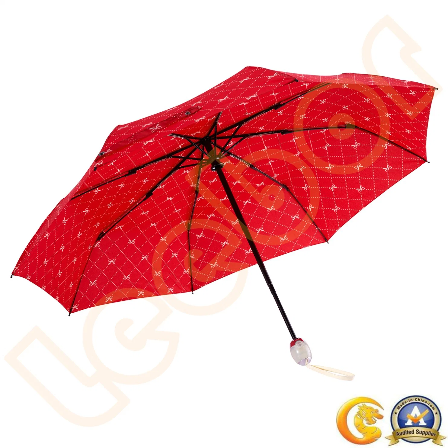 Storm Proof Extendable Collapsible Three Folding Rain Umbrella Gift Items