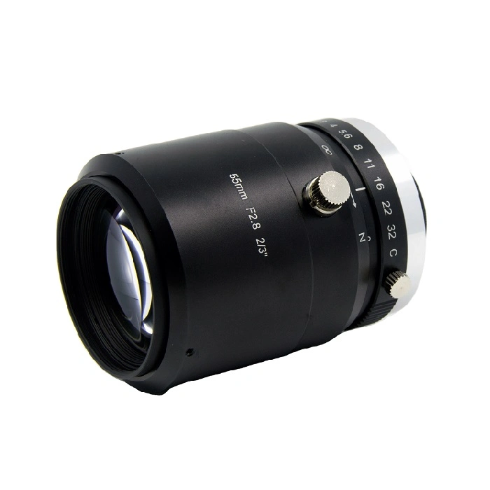 5MP 55mm 2/3" F2,8 C Mount Zoom Industriekamera Maschine Vision-Objektiv