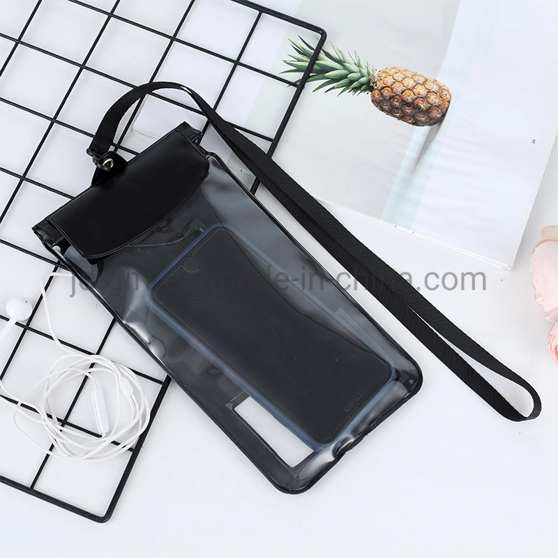 Plus Size Large Waterproof TPU Plastic Mobile Phone Bag for Charge Bank and Phone Together