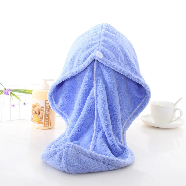 Water Absorbent Magic Dry Hair Cap Miniso Style for Salon Towels