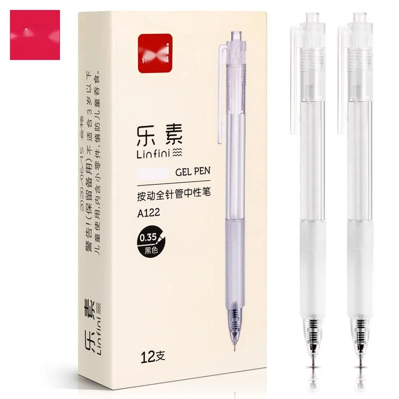 Simple Student 0,35mm Black Ink Pen Financial Office Signature Gel Stift