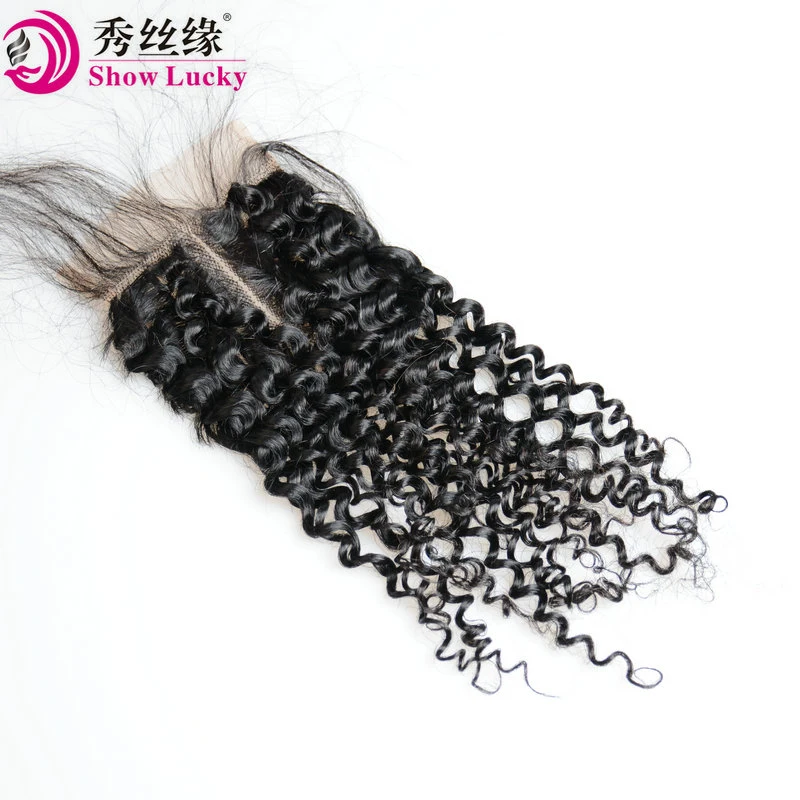 Affordable Cheap Price Chinese Remy Human Hair 4*4 T Part Lace Closure Virgin Hair Water Wave for Black Women Deals