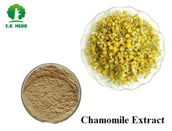 E. K Herb Original Factory Price Supply 100% Pure Natural Chamomile Extract/Chamomile Flower Extract Apigenin Supplement 1%-98% HPLC CAS. 520-36-5