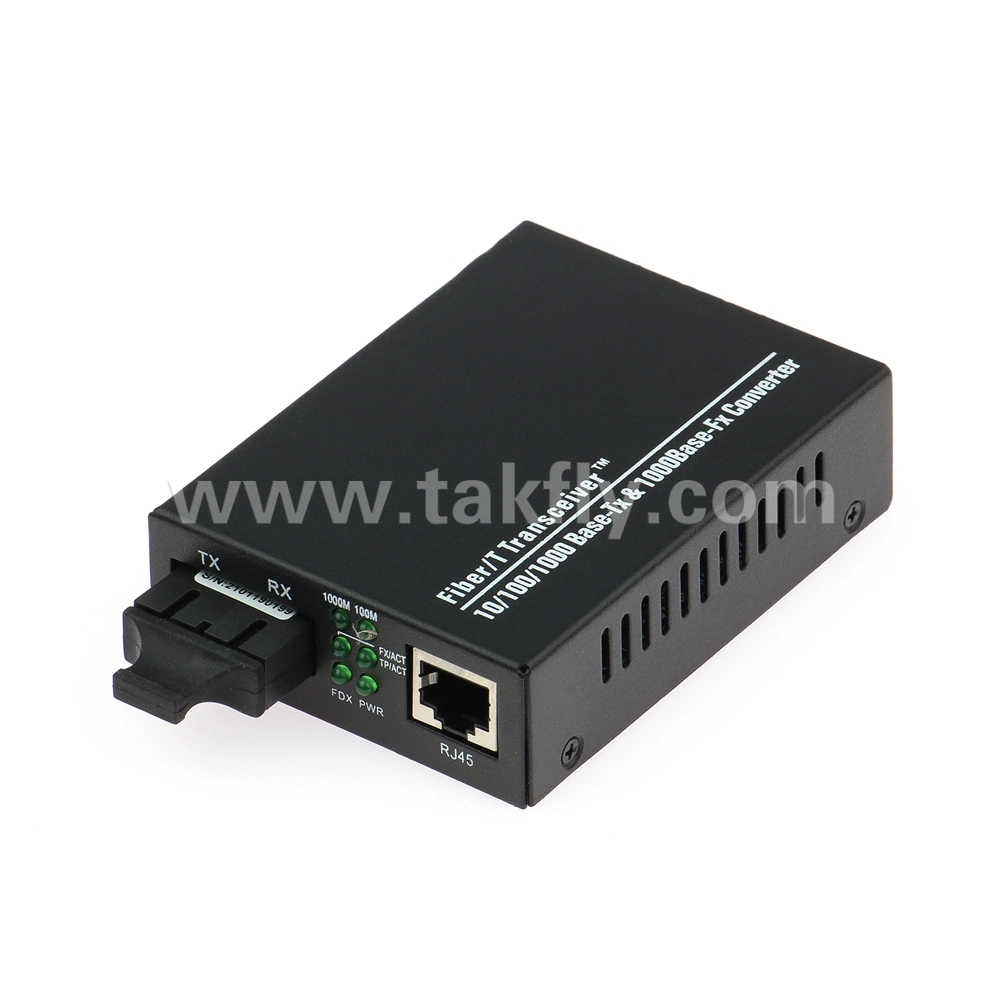 1000m Dual Sc 20km 40km Gigabit Fiber Ethernet Media Converter