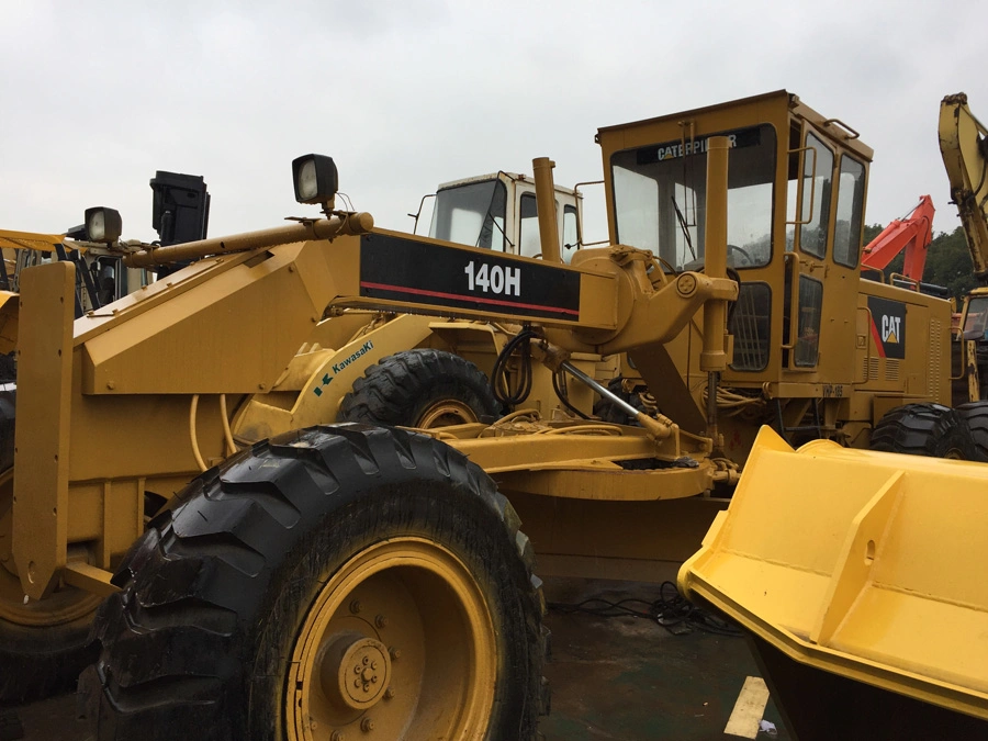 Utilizado Cat 140h de la motoniveladora, original de segunda mano de la Niveladora Caterpillar 140h maquinaria para la venta caliente