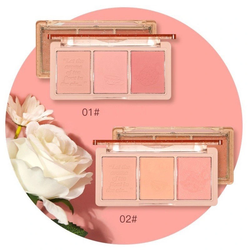 Beauty Rouge Gesichtsfärbung Make-Up Gesichtspulver Blusher Set