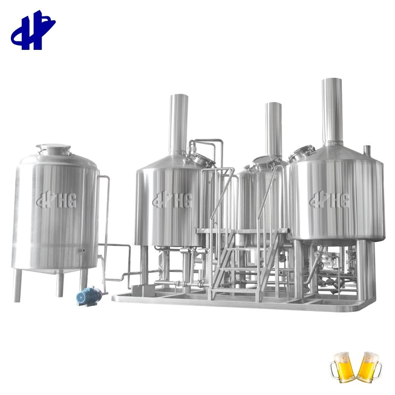 800L 1000L 1500L 2000L Stainless Steel Combined Brewhouse Turnkey Project of Brewery Whole Set Beer Brewing Equipment