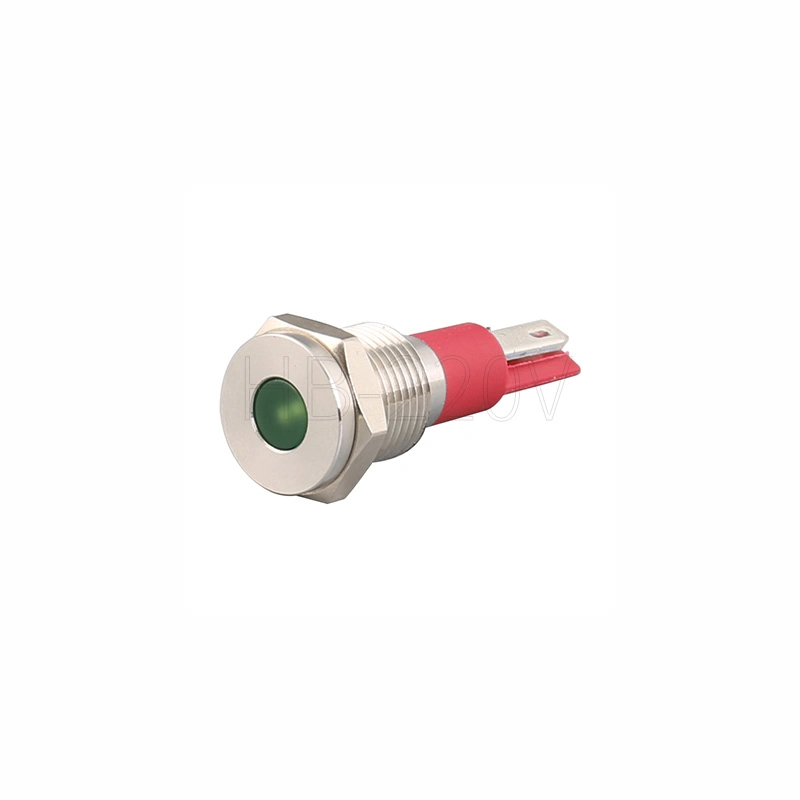 Caixa de comando de 8mm metálico à prova de vermelho verde Lâmpada Light-Signal IP67