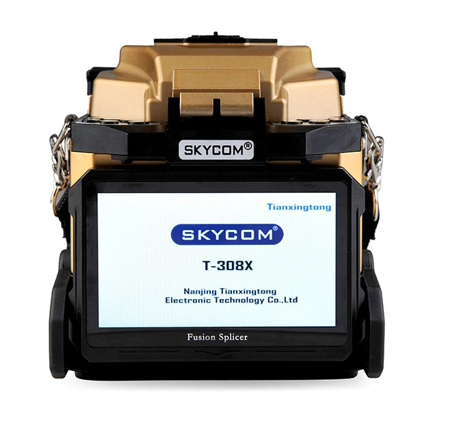 Skycom Fibra Óptica Fusion Splicer Novo Modelo T-308X