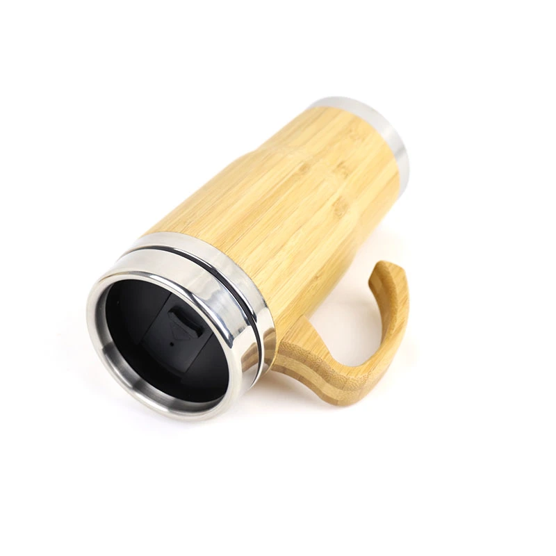 Stainless Steel Bamboo Vacuum Cup New Style Customized Logo