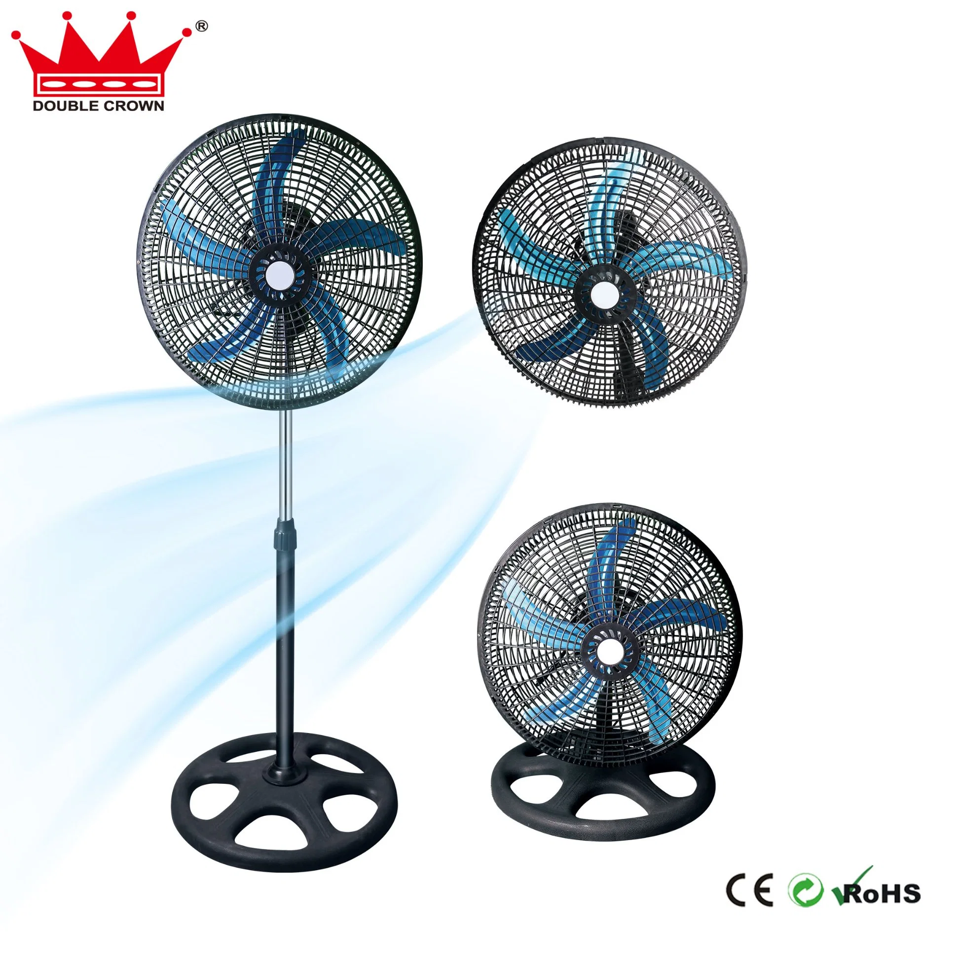 Colorful Plastic Stand Fan 3 in 1 Good Selling to South America