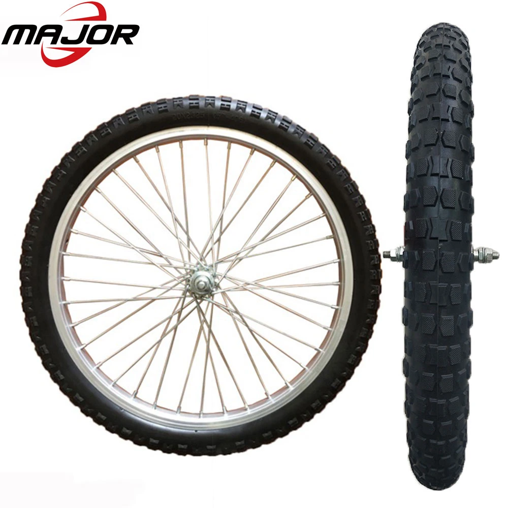 16 pol. 20" as rodas de bicicletas BMX Rodas de borracha para Trolley