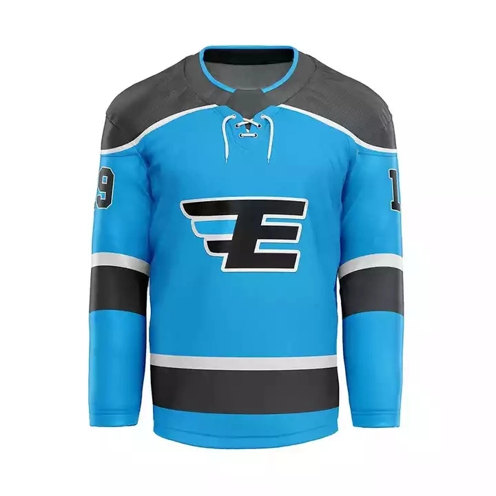 Nouveau design personnalisé maillot de hockey à bon marché de gros des chandails de hockey de glace vierges Sublimation Mesh Sport hockey sur glace de l'usure