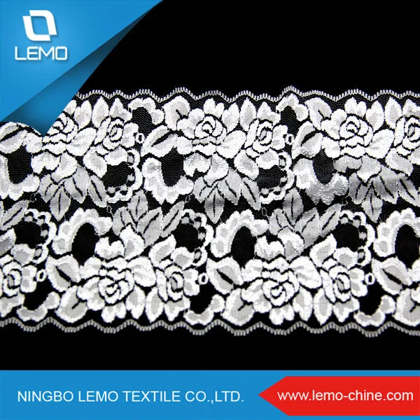 Tricot Lace From China Elastic Fabric Cord Lace