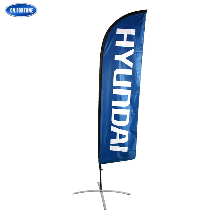 5,5m Strand Flagge China Teardrop Typ Flagge für Outdoor Promotion Werbung