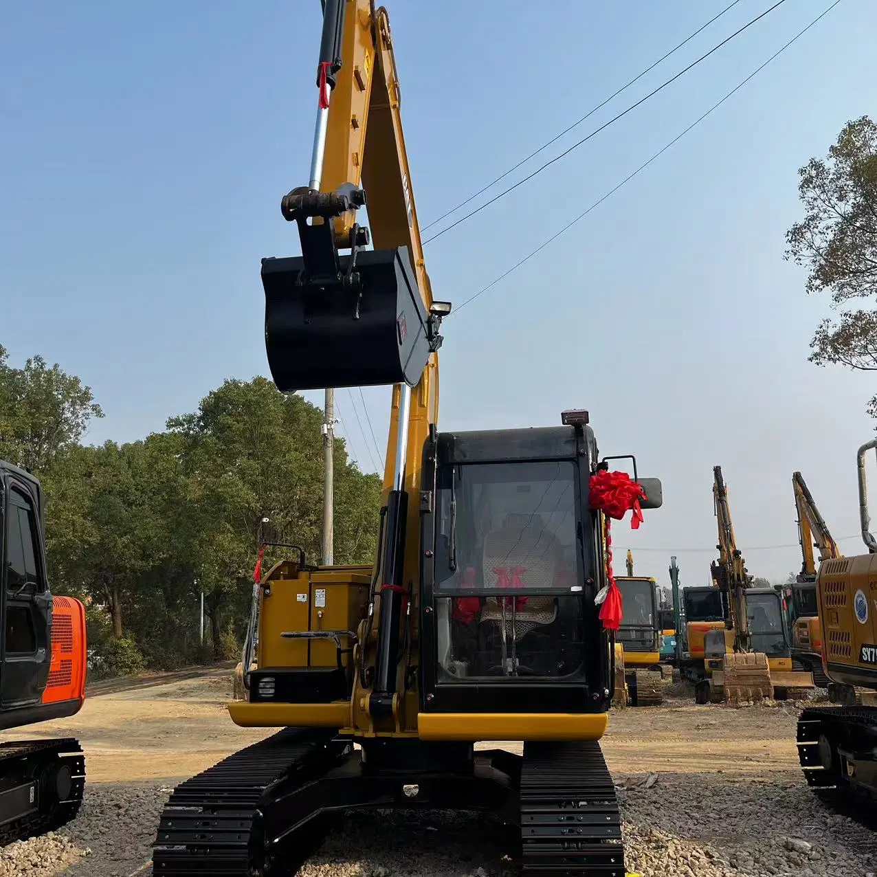 A mais vendida 7 toneladas usou Cat307 usou Mini Escavadora para Venda Cat 306 Cat 307 Cat 308 Cat 320 usado Escavadora usada