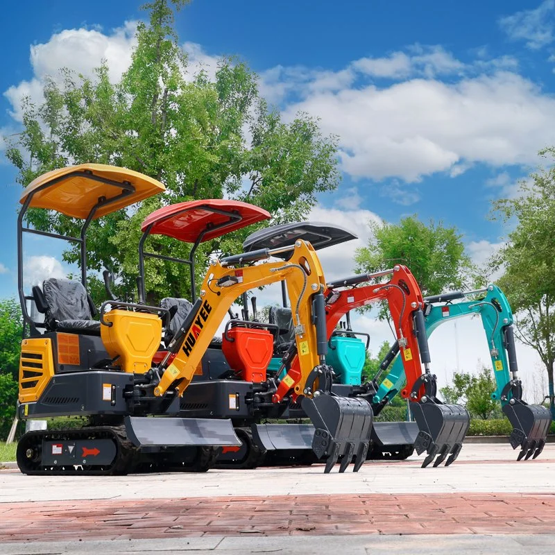 Cheap Price Chinese Mini Excavator 1 Ton Mini Small Crawler Digger 1200 Kg Mini Diesel Track Excavator