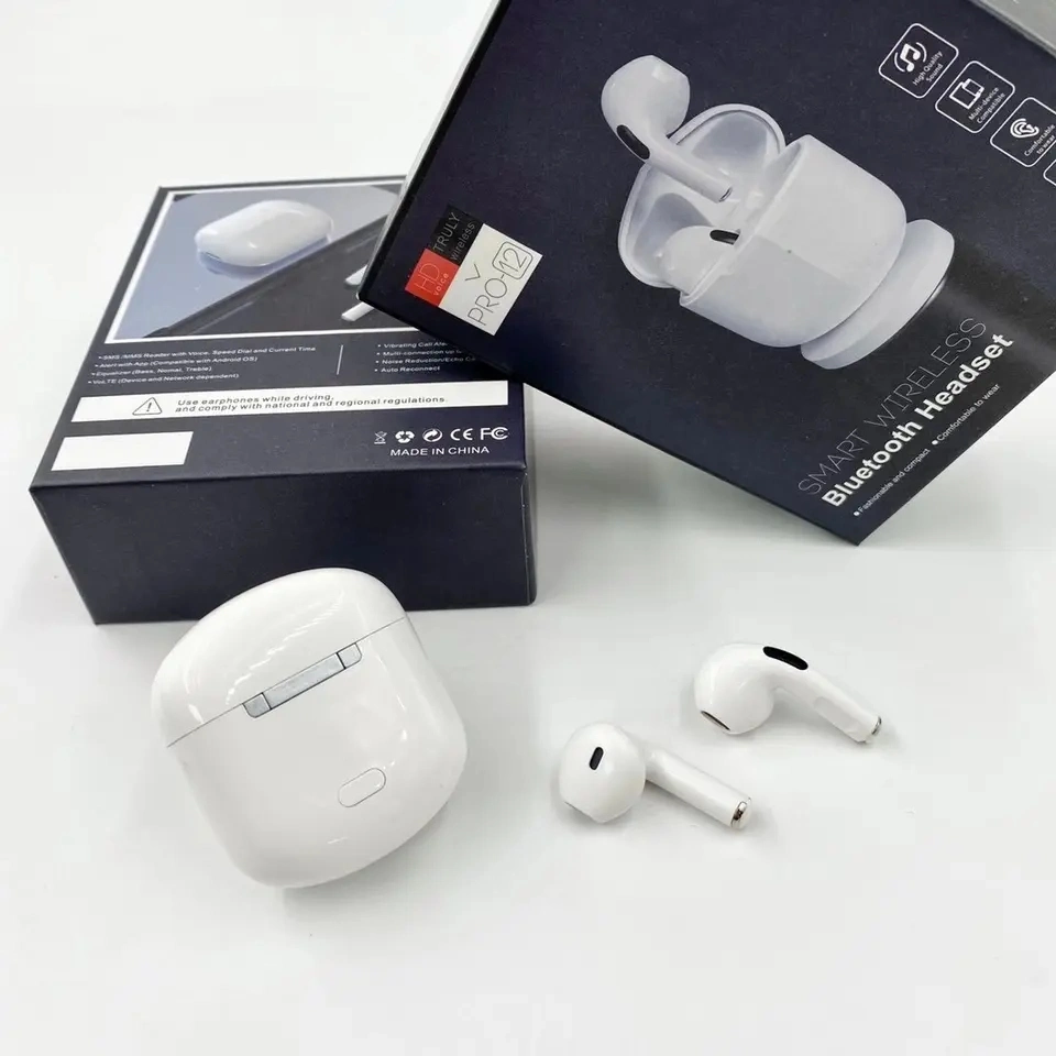 PRO12 New Design PRO 12 True Wireless Bluetooth Promotion Earphone Touch Control 5.0 Mini Headphone