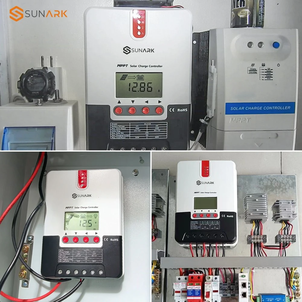 Sunark 96V MPPT Solar Charge Controller 48V 1000W 60V-72V 20A 30A 50A Controllers