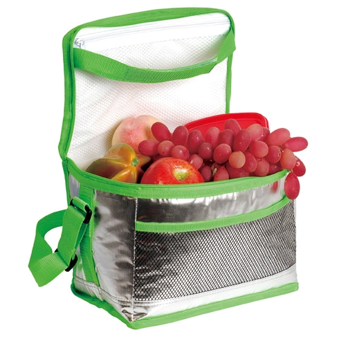 La superficie de color plata Shinny 25L de capacidad aislante térmico de Picnic de fruta de la bolsa de enfriador de lámina de agua potable