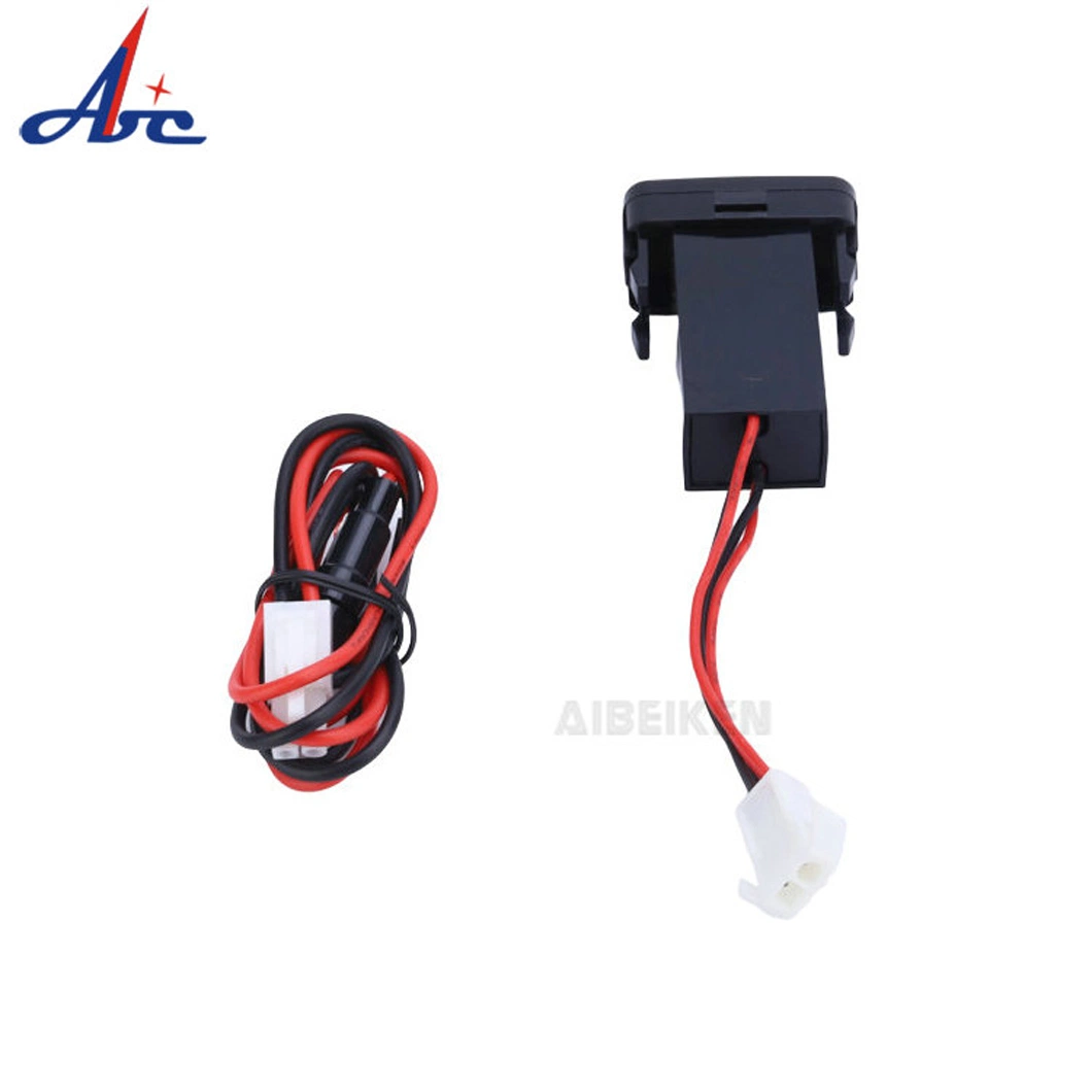 DC 12V 3.1A Dual Car Charger Power Socket USB Charger Port Multiple USB Charger for Large Toyota