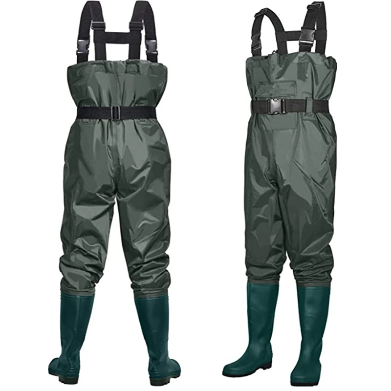 Waterproof Zipper Chest Breathable Fly Fishing Waders Stockingfoot Fish Pant Chest Waders