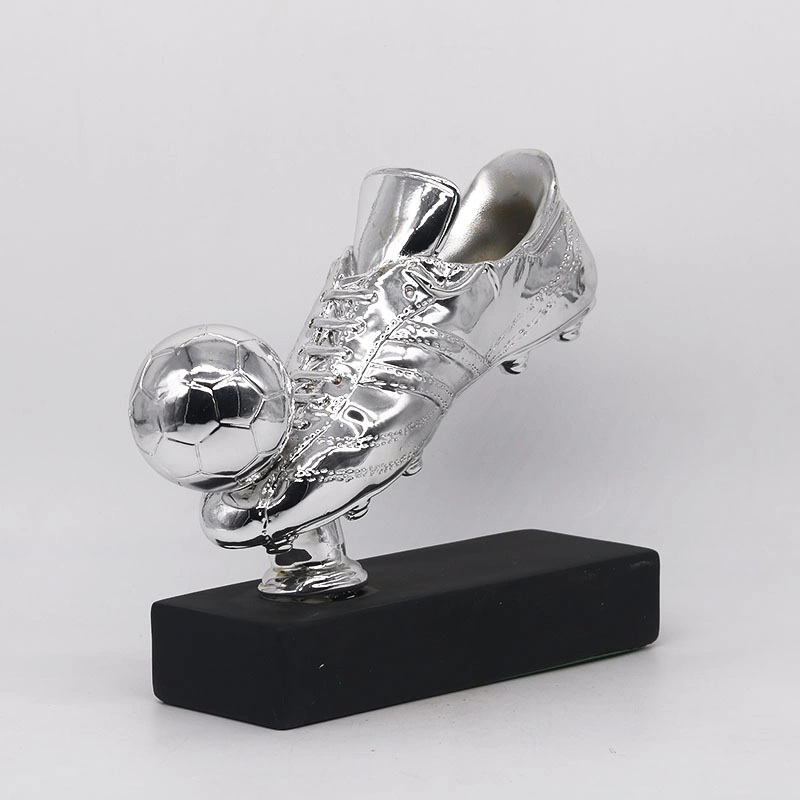 Botas de Oro Copa Europea Trofeo resina Artesanía Fútbol Deporte Juego Trofeo Conmemorativo